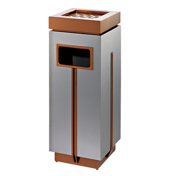 南 GPX-14A 南方座地垃圾桶 玫瑰金 落地烟缸垃圾桶酒店宾馆垃圾筒烟灰桶