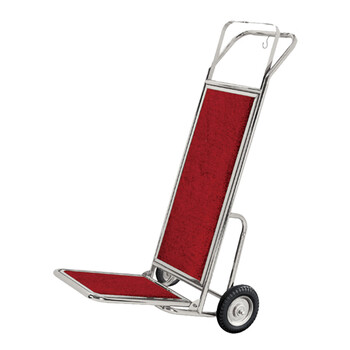 南 XL-2B 手推行李车 行李搬运车酒店箱包运送车静音轮推车 镜钢