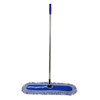 金诗洛 KSL062 平板拖把 排拖工厂酒店可替换棉纱拖把保洁 40CM（蓝白-替换头）