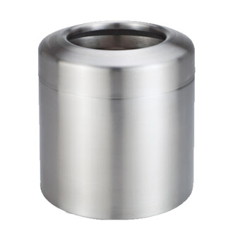 南 GPX-205E 南方台面果皮桶  砂纹钢 桌面垃圾桶 不锈钢果皮桶  商用酒店宾馆客房垃圾桶