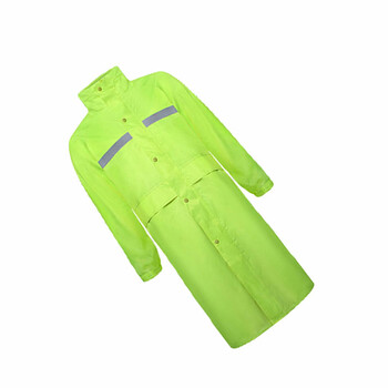 劳保佳 劳保反光雨衣 防水环卫服 交通安全警示服  工作服  180荧光绿 均码