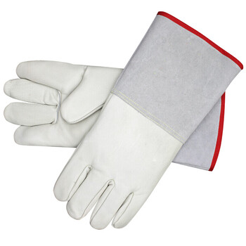 者也（ZYE） 牛皮耐低温手套液氮LNG防寒防冻冷库加气站手套-160到-250度冷藏冰柜实验室电焊劳保手套 60CM