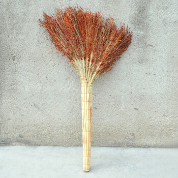 兰诗（LAUTEE）SB-0263 单个扫把 清洁植物扫把 学校工厂办公室用笤帚 高粱扫把