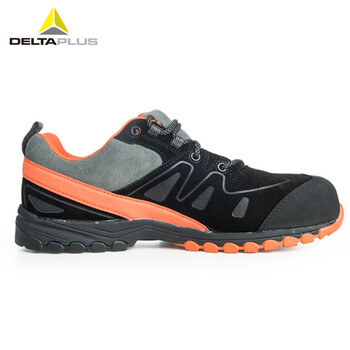 代尔塔（Deltaplus）301338 反绒牛皮SRC级防滑安全鞋防砸防刺穿 定做 44码 1双
