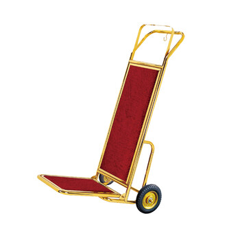 南 XL-2B 手推行李车 行李搬运车酒店箱包运送车静音轮推车 镜金