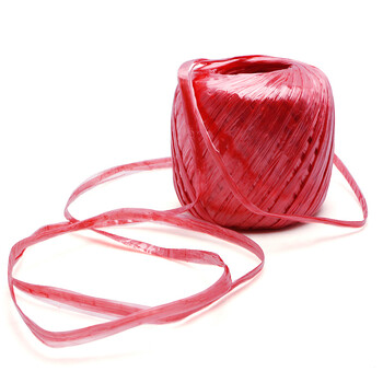 者也（ZYE）全新料150克透明塑料绳草球打包绳捆扎捆绑绳包装绳尼龙绳加厚耐磨 红色