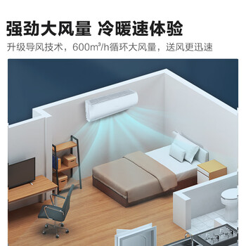 海信（Hisense）大1匹 速冷热 新三级能效 一键息屏节能自清洁冷暖空调大一匹壁挂式卧室空调挂机KFR-26GW/E25A3