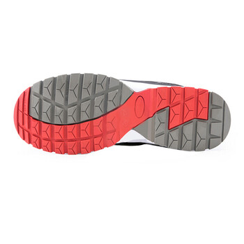 代尔塔/DELTAPLUS301301运动系列安全鞋防砸防刺穿耐300℃热接触防滑劳保鞋黑红色1双42码