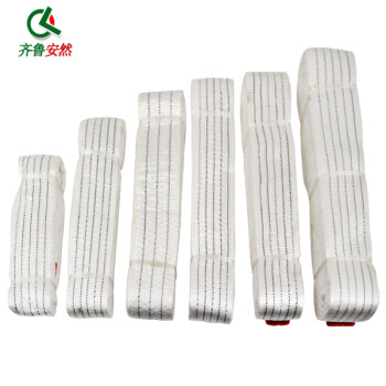 齐鲁安然 扁平吊装带 双扣环形工业起重 行车吊带 吊装绳 吊装工具 起重带 尼龙捆绑带 5吨5米