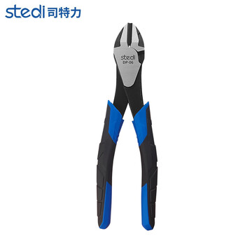 司特力（stedi）斜口钳 DP-06斜嘴钳工业级多功能尖嘴钳电工级剥线钳剪线钳端子钳钢丝钳老虎钳子断线钳