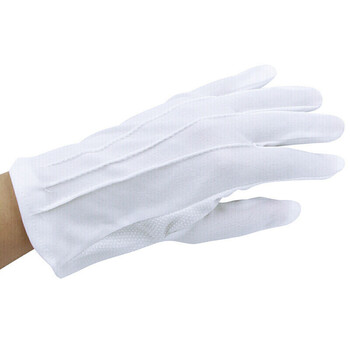 普舍（PUTSCHE）白手套 演出庆典检阅珠宝展示 PVC点珠涤纶款10双