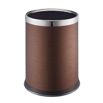 南 GPX-21B 南方房间垃圾桶 千丝纹 商用酒店宾馆客房垃圾桶带活动钢圈 房间桶果皮桶