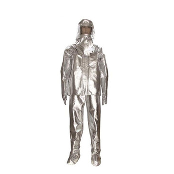 安百利（ANBOLY）ABL-F012 1000度芳纶镀铝隔热服 定做 5件套头罩护脚上衣裤子手套 XL码