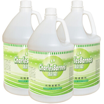 超宝(CHAOBAO)DFG010 织物柔顺剂 酒店洗衣房布艺衣物柔顺剂 3.8L*4瓶