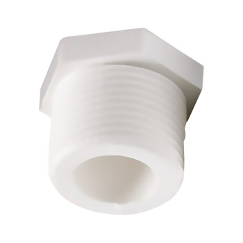 联塑（LESSO）外螺纹堵头(PVC-U给水配件)白色 dn1/2＂