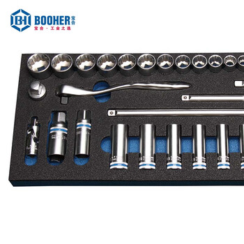宝合(booher)32件套10MM系列套筒组套 1803002 