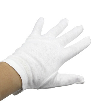 勒塔（LETA） 礼仪手套马术魔术保安国宾司机驾驶员白手套10付装 LT-PPE577