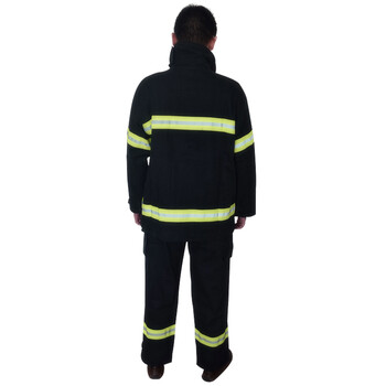 宏兴（Hong Xing）02款单式消防战斗训练阻燃服 救援服DA-016 定做 XXL码 1套