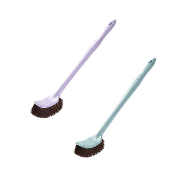 庄太太【3个装紫色+绿色+浅粉色各1个】长柄马桶清洁套装洁厕刷ZTT-9450B
