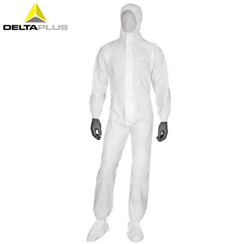 代尔塔（Deltaplus）限次性防护服防粉尘/防酸碱性液体喷溅406011 XXL1件