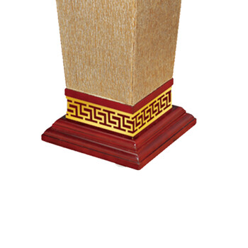 南 GPX-182E 南方宝钻烟灰桶 红木色 商场垃圾筒酒店落地烟灰桶立式果皮桶 商用垃圾桶