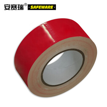 安赛瑞 反光型管道标识色环带（红）2.5cm×27m 反光管道色标带 工业管道反光色环带 33563