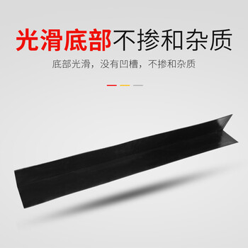 坚冠 反光橡胶直角护角条 停车场车库轮廓标交通标志 墙角防撞条保护器 柱子包角警示 1000x100x10mm