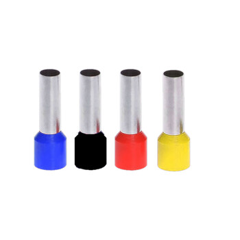 广邦 E4009 管型预绝缘冷压端子E系列针型欧式接线端头紫铜鼻子 红色 1000只/包