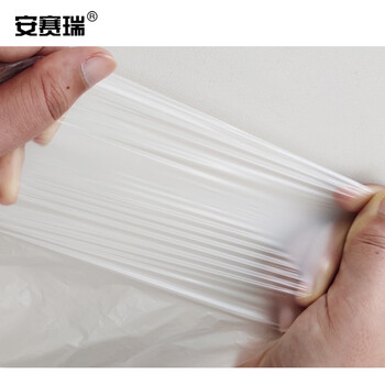 安赛瑞 一次性台布 塑料桌布 餐桌野营适用透明大号PE加厚防水 边长200cm 50只装 23940