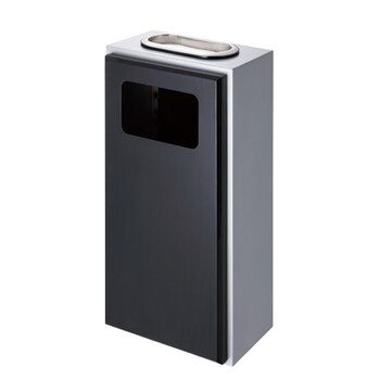 南 GPX-4B 烤漆座地烟灰桶 南方垃圾桶 酒店宾馆果皮桶带烟灰缸垃圾筒 内桶容量17升