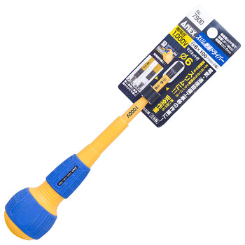 安力士牌（ANEX）进口1000V耐高压No.7900绝缘电工螺丝刀6.0X100mm 一字起子 螺丝批改锥