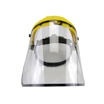 代尔塔/DELTAPLUS 101304 防化防冲击聚碳酸酯面屏+支架 防颗粒物飞溅金属 厚度2mm 2个 企业专享