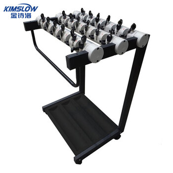 金诗洛 烤漆豪华带锁防丢伞架 酒店超市银行便民雨伞落地收纳架 常规锁位-伞位18 K507