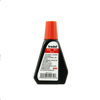 安美尚（ams）进口水性卓达印油7011回墨印油水性印油翻转回墨印章用发票财务办公专用印油蓝色