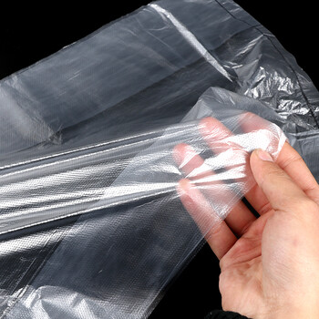 庄太太【黑45*50/3.0克1千个】企业宾馆酒店用品一次性平口加厚小垃圾袋