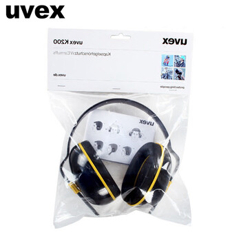 uvex优唯斯 隔音耳罩防噪声降噪耳罩睡觉睡眠架子鼓耳罩工业学习射击K200耳罩 定做