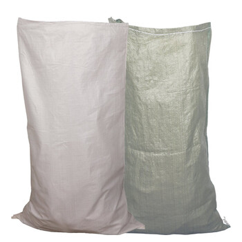 飞尔（FLYER）编织袋 快递物流蛇皮打包袋 带内膜 白色、灰绿色随机发货【550×900mm】16个起订