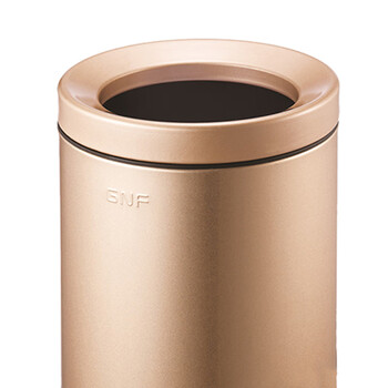 南 SF8-Y02 南方圆形房间桶   香槟金 商用酒店宾馆客房不锈钢垃圾桶 房间桶 果皮桶 容量8升