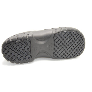 安美尚（ams） 7101厨师鞋厨房酒店工作鞋 橡胶底防油耐磨 带孔透气性好可水洗男女同款 定做 黑色 43#