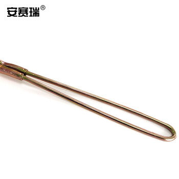 安赛瑞 迷你不锈钢丝刷 弯头铜丝刷  (5把装）除锈刷 铜丝刷 23966