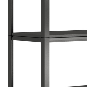 知旦 钢制货架 五层800*500*1600 仓库货架层架置物架收纳架子 HJ657