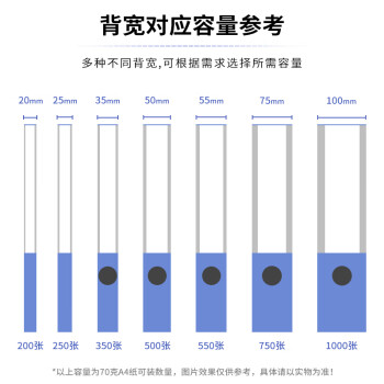 得力(deli)12只55mmA4加厚文件盒 塑料档案盒 财务凭证文件盒 考试收纳 P05603黑色