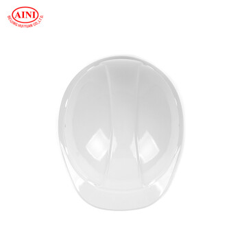 AINI  ANF-2b 单筋型玻璃钢透气安全帽 铁路工地工业建筑防砸抗冲击 白色 
