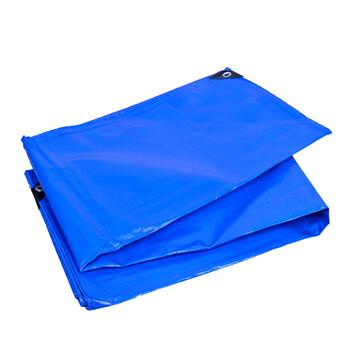 夜霸途加厚户外防雨防汛油布苫布塑料遮雨遮阳防雨布货车帆布棚蓬布防水防晒隔热 蓝橘色2米X4米