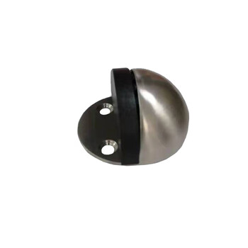 云筑 免打孔门吸门挡门阻 玻璃门档门顶防撞橡胶门碰龟顶限位器 拉丝不锈钢 20个起售 不零售