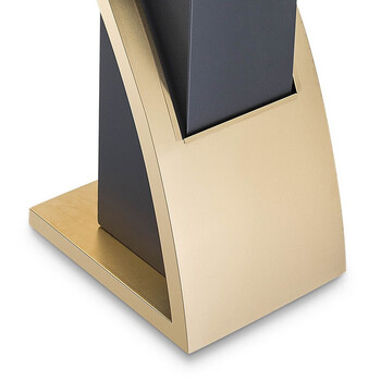 舒蔻酒店垃圾桶大堂立式室外宾馆时尚带内桶走廊带烟灰缸商场果皮桶箱电梯口A-179钛金S型烟灰桶