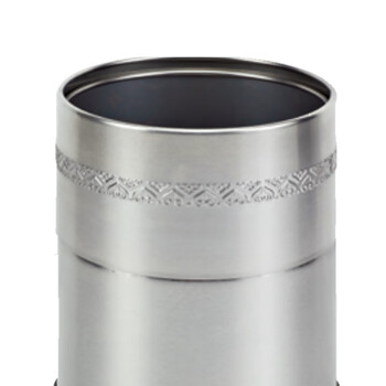 南 GPX-107B 南方双色浮雕花套装垃圾桶 不锈钢酒店宾馆商用客房垃圾桶 居家房间桶 果皮桶