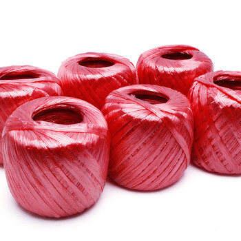 者也（ZYE）全新料150克透明塑料绳草球打包绳捆扎捆绑绳包装绳尼龙绳加厚耐磨 红色