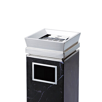 南 GPX-7R02 皇冠座地 南方烟灰桶 镜钢 办公楼立式创意座地烟灰桶户外垃圾箱大厅大堂电梯口烟灰桶