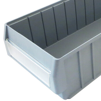 兰诗（LAUTEE）6023H 分隔式多功能零件盒 塑料分格箱配件收纳箱 灰色600*235*140